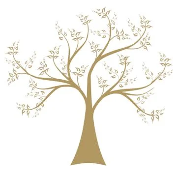 Art Tree Stock Illustration