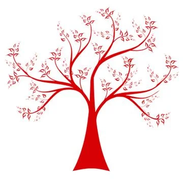 Art Tree Stock Illustration