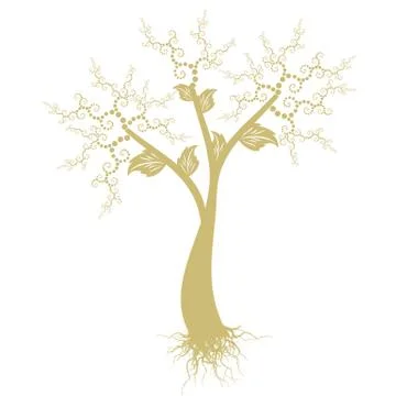 Art Tree Stock Illustration