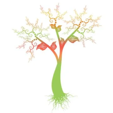 Art Tree Stock Illustration