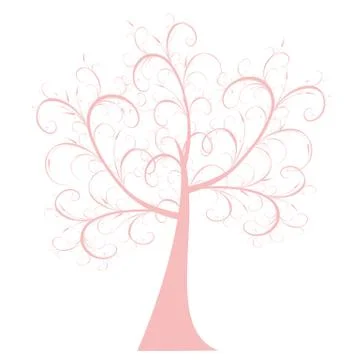 Art Tree Stock Illustration