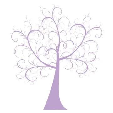 Art Tree Stock Illustration