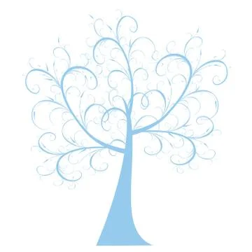Art Tree Stock Illustration