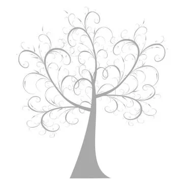 Art Tree Stock Illustration
