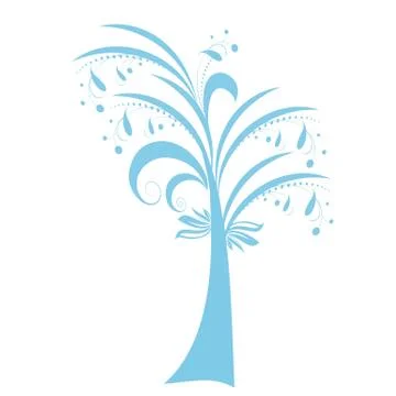 Art Tree Stock Illustration