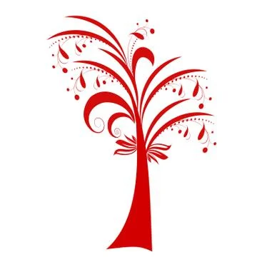 Art Tree Stock Illustration