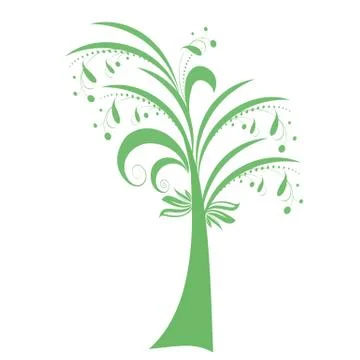 Art Tree Stock Illustration