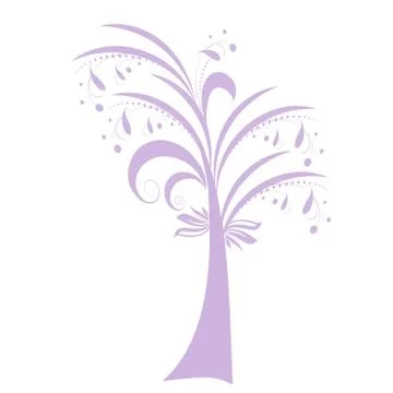 Art Tree Stock Illustration
