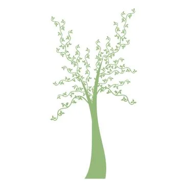 Art Tree Stock Illustration