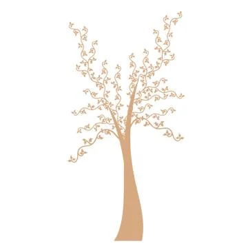 Art Tree Stock Illustration
