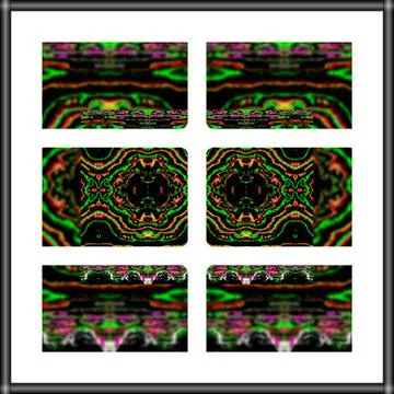 Art work wtih colorful background Stock Illustration