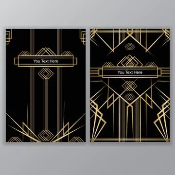 ArtDeco a4 Stock Illustration
