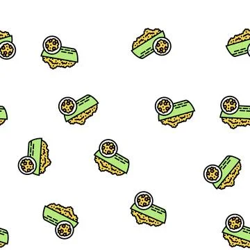 Artek groat vector seamless pattern 库存插图