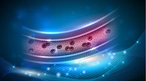 Artery abstract background Stock Illustration