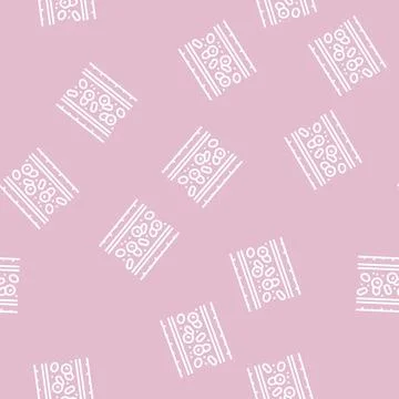 Artery vessel line seamless pattern 스톡 일러스트