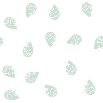 Artesian water glyph seamless pattern Stock Illustration