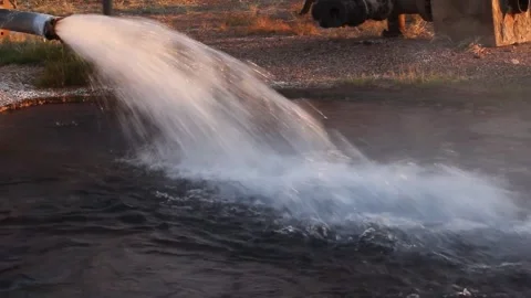 Artesian water supply Stock Footage 264552954