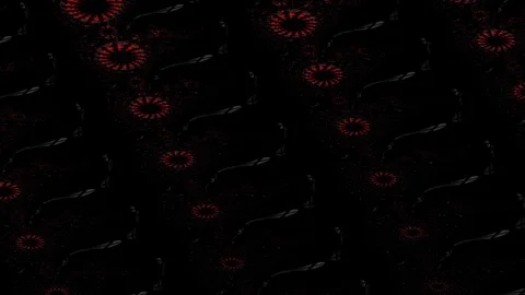 Artfully 3D rendering and animated abstract colorful fractal Stock Footage 120638539