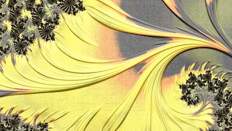 Artfully 3D rendering and animated abstract colorful fractal Stock Footage 123103199