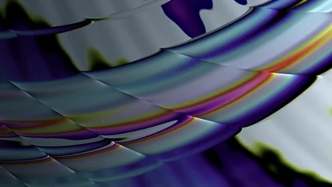 Artfully 3D rendering and animated abstract colorful fractal Stock Footage 123103645