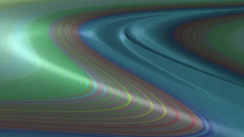 Artfully 3D rendering and animated abstract colorful fractal Stock Footage 123103901