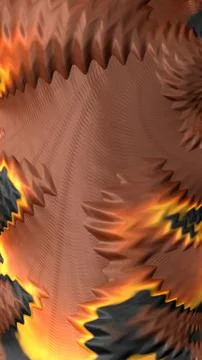 Artfully 3D rendering fractal background Stock Illustration