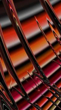 Artfully 3D rendering fractal background Stock-Illustration