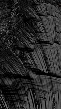 Artfully 3D rendering fractal background Stock Illustration