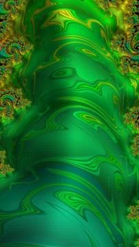 Artfully 3D rendering fractal background Illustrazione stock