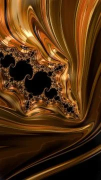 Artfully 3D rendering fractal background Illustrazione stock