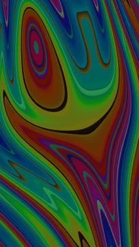 Artfully 3D rendering fractal background Stock Illustration