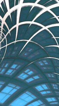 Artfully 3D rendering fractal background Stock Illustration