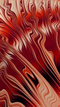 Artfully 3D rendering fractal background Stock Illustration