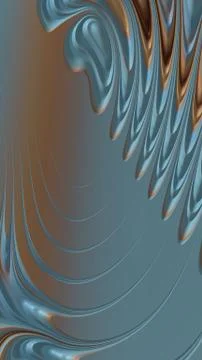 Artfully 3D rendering fractal background Stock Illustration