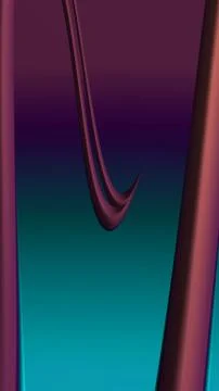 Artfully 3D rendering fractal background Stock Illustration