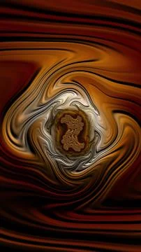 Artfully 3D rendering fractal background Stock Illustration