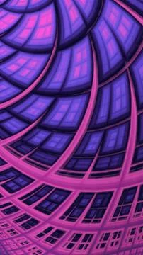 Artfully 3D rendering fractal background Stock-Illustration