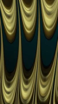 Artfully 3D rendering fractal background Stock Illustration