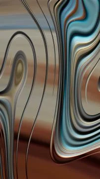 Artfully 3D rendering fractal background Stock Illustration