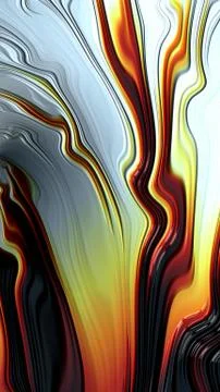 Artfully 3D rendering fractal background Stock Illustration
