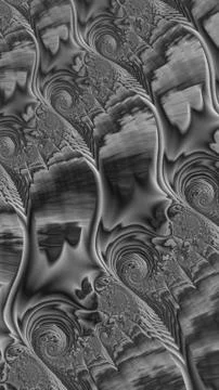 Artfully 3D rendering fractal background Stock-Illustration