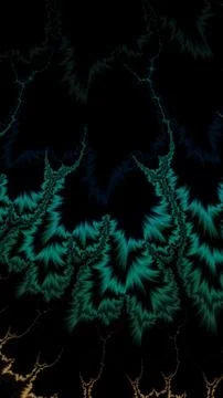 Artfully 3D rendering fractal background Stock Illustration