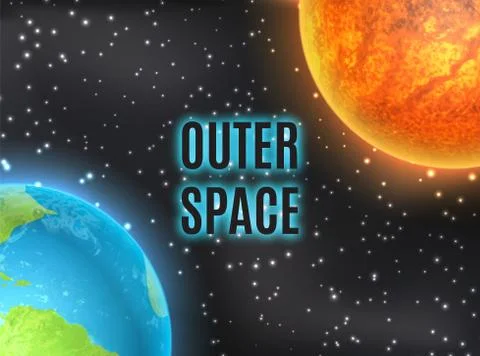 Arth and sun Stock Illustration