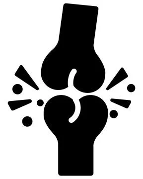 Arthritis Bone Icon Stock Illustration