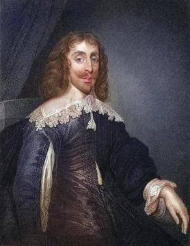 Arthur Capel, Lord Capel, 1st Baron Capel, 1604-1649, English royalist. From Stock Illustration