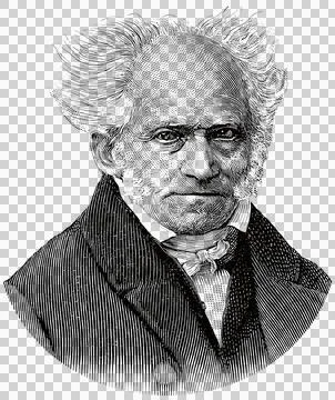 Arthur Schopenhauer Ilustração Stock