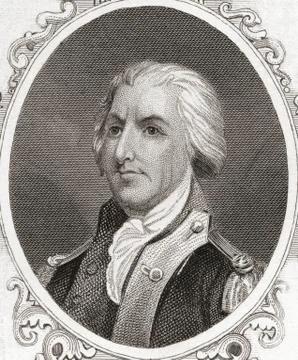 Arthur St. Clair, 1737 - 1818. American Soldier And Politician, Major General 스톡 사진