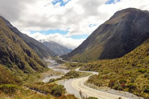 Arthur's Pass Foto stock