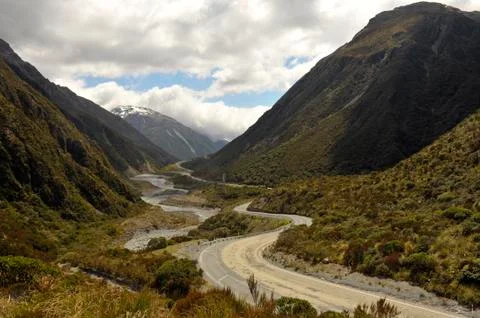 Arthur's Pass Foto stock