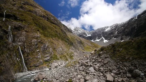 Arthurs Pass Time lapse Stock Footage 78050168